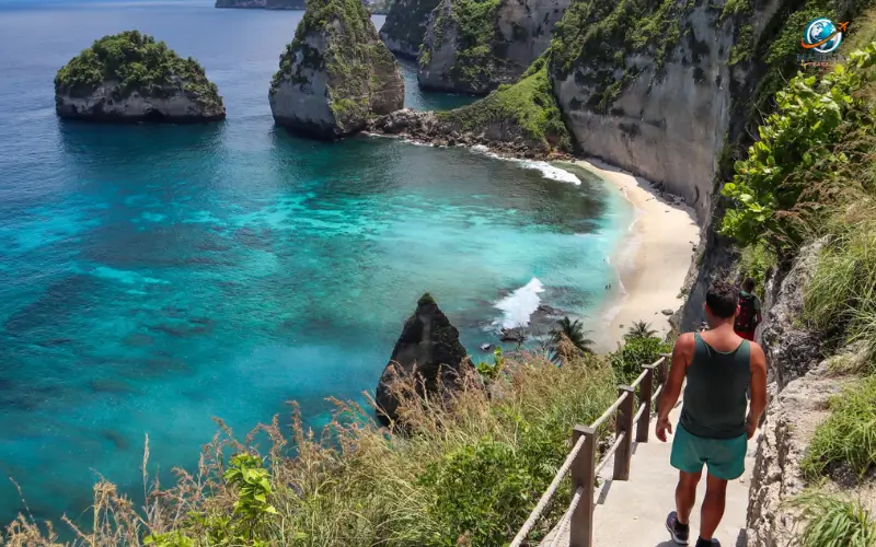 Hiking Down to the Beach