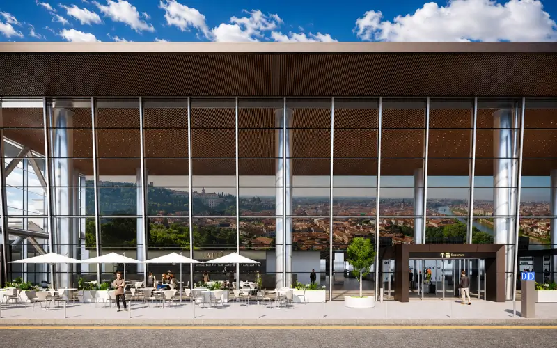 Terminal in VRN Airport Verona