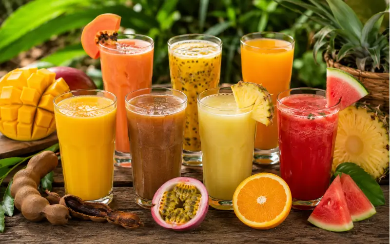 Tropical Fruit Drinks Found Across El Salvador