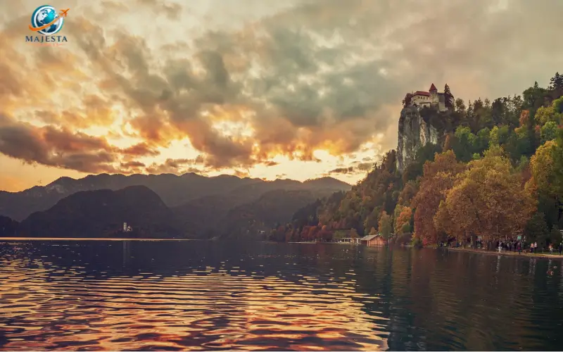 Enjoy Sunset from Bled Castle