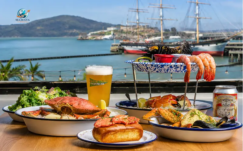 Fisherman's Wharf famous seafood