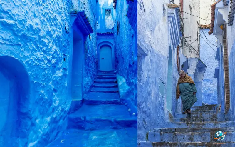 Wander Through the Blue Medina
